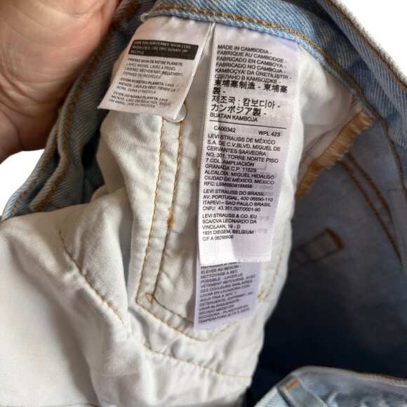 Levi’s 501 skinny Size W 29 L 30 light wash - Picture 7 of 9